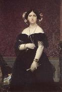 Jean-Auguste Dominique Ingres Mrs. Moitessier oil painting reproduction